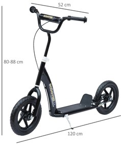 HOMCOM Trotinete para Crianças acima de 5 anos Scooter de 2 Rodas Gran