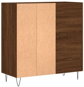 Armário p/ discos 84,5x38x89cm deriv. madeira carvalho castanho