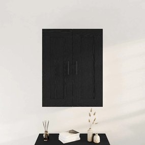 Armário de Parede vidaXL Preto Carvalho 69,5x34x90 cm Madeira de Engenharia