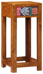 Estante para Telefone vidaXL 35x35x75 cm em Madeira Sólida de Acácia