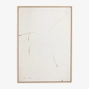 Quadro Decorativo 50x70 Cm Impresso Em Tela Nardeli Beige Creme - Sklum