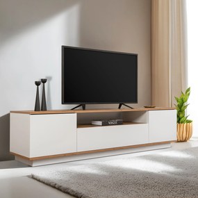 Suporte para TV Veramıont – Branco Atlantic Pine – 180x44,6x44,5 cm