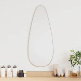 Espelho de parede 60x25 cm prateado