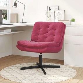vidaXL Cadeira Relaxante Giratória vermelho tinto 63 x 75 x 76 cm