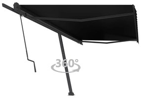 vidaXL Toldo automático independente 500x350 cm antracite
