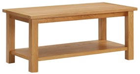 vidaXL Mesa de centro 90x45x40 cm madeira de carvalho maciça