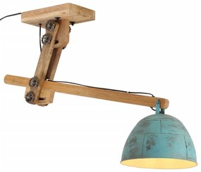 Candeeiro de teto 25 W 105x30x65-108 cm E27 azul desgastado