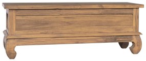 Móvel de TV 110x35x40 cm madeira de teca maciça