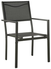 3 pcs conjunto de jantar para exterior aço