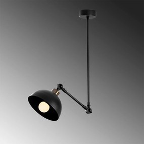 Candeeiro Suspenso Dram – Preto – 42 x 42 cm
