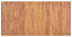 Mesa de jantar 180x90x74 cm madeira de carvalho maciça