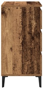 Cabideiro vidaXL Madeira Velha 40x35x70 cm Madeira de Engenharia