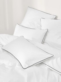 Capa de edredão em percal de algodão com rebordo Daria