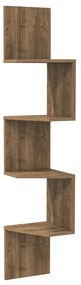 Prateleira de Parede Desaldo – Nogueira – 29,6x29,6x155,2 cm