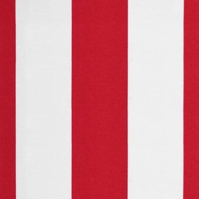 Tecido de substituição p/ toldo 4,5x3,5m riscas vermelho/branco