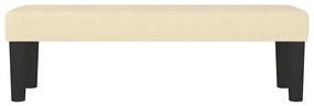 Banco 100x30x30 cm tecido cor creme