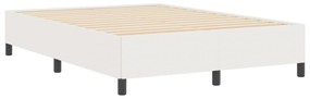 Estrutura da Cama vidaXL Creme 160x200 cm em Tecido de Algodão