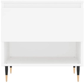 Mesas de centro 2 pcs 50x46x50 cm derivados de madeira branco