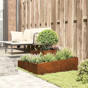 Vasos e Plantadeiras Aço Corten Grande Durável