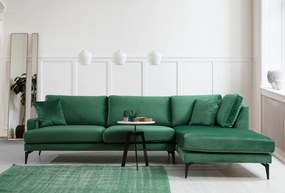 Sofá de Canto Papira – Verde – 283 x 180 cm