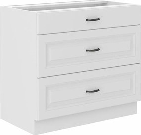 Armário modular com gavetas Retro White 120