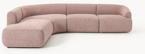 Sofá de canto modular em bouclé Sofia (4 lugares)