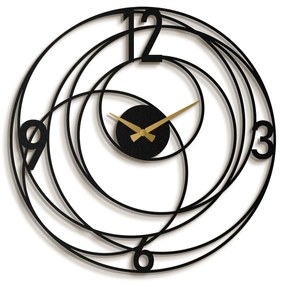 Relógio de Parede Decorativo Aps027 – Preto – 49 x 49 cm