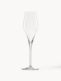 Copos de champanhe de cristal Quatrophil, conjunto de 6