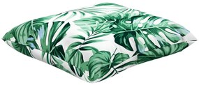 Almofadas de sofá 4 pcs 60x60 cm tecido padrão de folhas