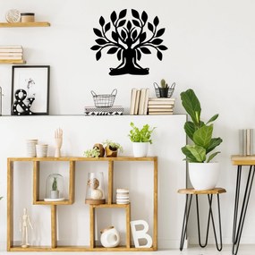 Acessório Decorativo de Parede Yoga – Preto – 60 x 70 cm