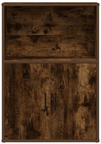 Estante 60x24x85 cm derivados de madeira carvalho fumado