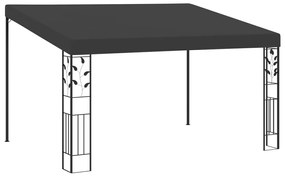 Gazebo de parede 4x3x2,5 m antracite