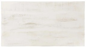 Mesa de centro 110x60x45cm madeira de mangueira maciça branco