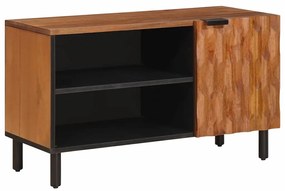 vidaXL Gabinete para TV Acabamento em Acácia Marrom 80 x 31,5 x 46 cm