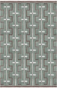 Tapete em lã artesanal com relevo Johanna