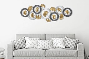 PAINEL DE PAREDE DE FERRO 3D ARTY -B- 127,5X4X44,5 MULTICOLOR