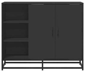 Aparador 92x35x76 cm derivados de madeira preto