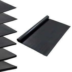 vidaXL Tapete de borracha antiderrapante liso 1,2x2 m 2 mm
