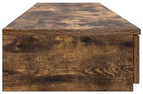 gavetas de cama Carvalho Fumado 160x36,5x16,5 cm Madeira de engenharia