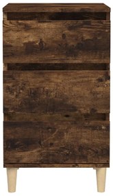 Mesa cabeceira 40x35x70 cm derivados madeira carvalho fumado