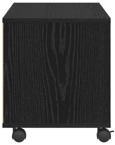 Armário de TV vidaXL Preto 90x35x35 cm em Madeira Derivada