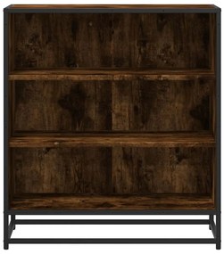 Aparador 68x35x76 cm deriv. de madeira/metal carvalho fumado