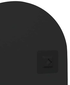 Espelho de parede oval com luzes LED 25x60 cm vidro