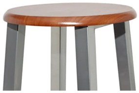 Bancos de bar 2 pcs metal com assento MDF
