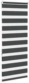 Cortina de zebra 55x150 cm largura do tecido 50,9 cm poliéster