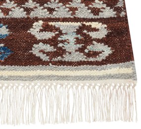Tapete Kilim em lã multicolor 200 x 300 cm AKNALICH Beliani