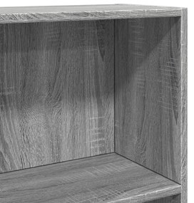 Estante 60x24x109 cm derivados de madeira cinzento sonoma