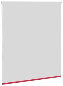 Persiana de enrolar 130x130 cm largura tecido 126,6cm poliéster