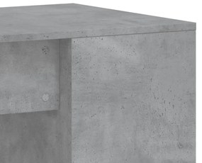 Secretária 102x50x75 cm derivados de madeira cinzento cimento