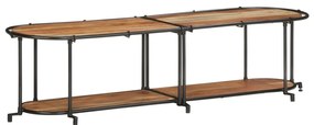 vidaXL Móvel de TV 160x42x40 cm madeira de acácia maciça
